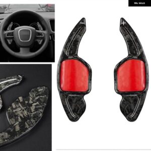 アウディ RS6 A4L A6L 2010-2017 A3 A5 A7 A8 SQ5 RS3 Q5 Q3 ステアリングホイール シフト パドル シフター 延長 カーボン