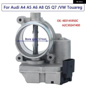 アウディ スロットルボディ A4 A5 A6 A8 Q7 VW フェートントゥアレグ 2.7 3.0 TDI スロットル バルブ 4E0145950C 4E0145950D 4E0145950F