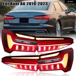 アウディ LED テールライト A6 C8 2019-2023 LED テールライト リアライト ブレーキ運転 フォグランプ 付き ウィンカーランプ