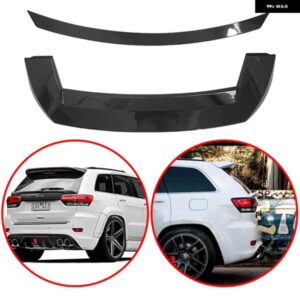 ジープ グランド チェロキー 2013-2020 R スタイル リア ウイング ミドル スポイラー 黒 カーボンの外観
