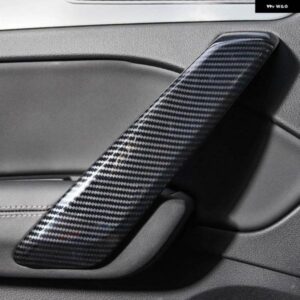 アウディ Q5 年度 2018 2019 ABS カーボンインサイドドア アームレスト ハンドルカバー トリム モールディング ステッカー インテリア アクセサリーカー