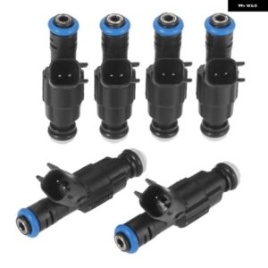 ジープ 6個 燃料 インジェクター 4 穴 0280155784 チェロキー グランド チェロキー ラングラー 4.0L ダッジ ラム 1500 2500/3500 バン 5.2L 1999-2004