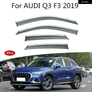 アウディ ウィンドウバイザー Q3 2019-2022 アクセサリー ステンレス ブライトストリップバイザー レインガード ドアバイザー ベント シェード
