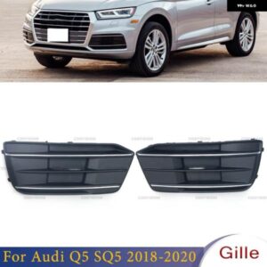アウディ Q5 2018 2019 2020 フロントバンパー フォグランプ ライト グリル カバー フレーム
