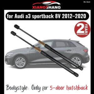 アウディ 2個 リアテールゲート ダンパー A3/S3/RS3 スポーツバック 8V 5 ドア ハッチバック 2012-2020 スプリング トランク ブーツ ガスリフト サポート