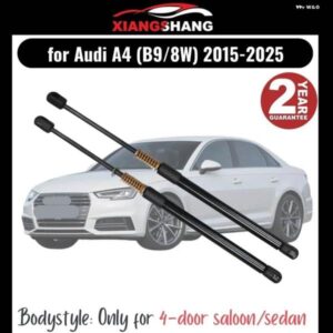 アウディ 2個 リアテールゲート ダンパー A4 B9/8W セダン 2015-2025 テールゲート スプリング トランク ブーツ ガス充填ガスストラット付き