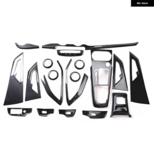 アウディ Q2 2018-24 プラスチック カーボン スタイル 装飾 アクセサリー インテリア ギア トリム ステッカー