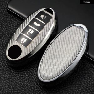 3 4 ボタン キーケースカバー FOB 日産 キャシュカイエクストレイル T31 T32 ジューク J10 J11 ティーダアルティマパスファインダーキックインフィニティ - red4A
