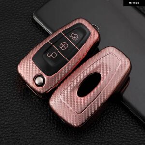 TPU カーボンスマートキーケースカバー シェル フォード クーガフォーカス MK3 MK4 モンデオフィエスタチタン ECOSPORT トランジット MK8 - pik