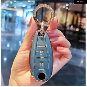 ソフト TPU 車リモートキー FOB シェルカバー ケース スズキ VITARA スウィフトイグニスキザシ SX4 バレーノ ERTIGA 2016-19 - A grey keyring
