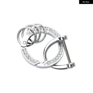 TPU キーケースカバー レクサス IS250 CT200 CT200H RX270 RX350 RX450 2 3 ボタン リモコンキーホルダー キーリングシェル - silver keyring