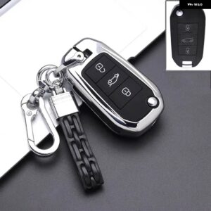 リモートキーケースカバー シェル プジョー 208 107 206 306 307 308 2008 3008 4008 5008 RCZ シトロエン C1 C2 C3 C4 C5 サボテン C8 - B10