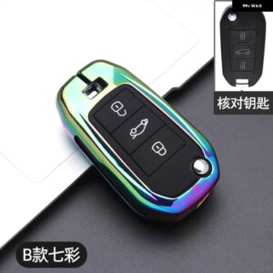 リモートキーケースカバー シェル プジョー 208 107 206 306 307 308 2008 3008 4008 5008 RCZ シトロエン C1 C2 C3 C4 C5 サボテン C8 - B