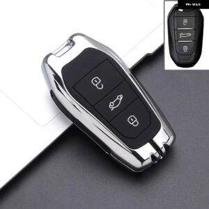 リモートキーケースカバー シェル プジョー 208 107 206 306 307 308 2008 3008 4008 5008 RCZ シトロエン C1 C2 C3 C4 C5 サボテン C8 - a2