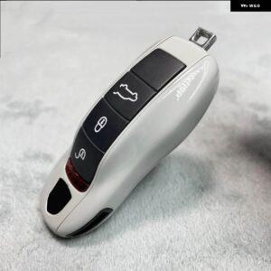キーケース サブグレー カバー シェル ポルシェ 718 911 パナメーラ カイエン マカン ボクスター ケイマン リモコン FOB 交換 - old version