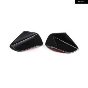 シボレー コルベット C7 2014-2019 ABS カーボンドア外側ハンドルボウルカバー 装飾 ステッカー 外装 - Gloss Black
