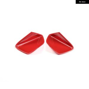 シボレー コルベット C7 2014-2019 ABS カーボンドア外側ハンドルボウルカバー 装飾 ステッカー 外装 - Red