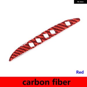 シボレー コルベット C6 2005-2013 ソフトカーボンギアシフトパネルカバー トリム ステッカー カー インテリア - carbon fiber