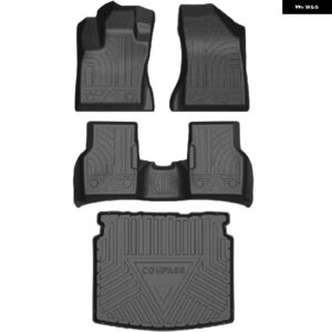 ジープ VECHILE フロアトランクマット コンパス 2017-21 カーマット 自動車 - fl　trunk　mats