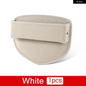 ジープ グランドチェロキー WK2 2011-20 カーシート 隙間スロット収納ボックス バッグ カバー ケース - white 1pcs