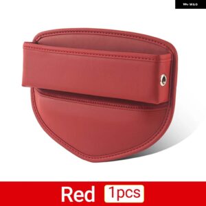 ジープ グランドチェロキー WK2 2011-20 カーシート 隙間スロット収納ボックス バッグ カバー ケース - RED 1PCS