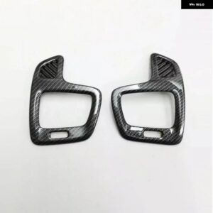 ジープ コンパス 2017-20 ABS クロームインナー空調ベントカバー トリム 装飾 アウトレット フレームオート - carbon fiber