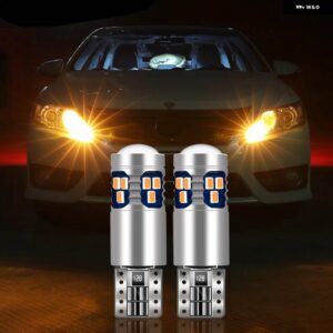 アルファロメオ 159 147 156 ジュリエッタ 166 GT 2個 T10 W5W パーキング位置ライトクリアランスランプ自動幅電球 - Yellow