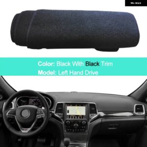 ジープ グランドチェロキー WK2 2011 - 2020 LHD RHD 2 層ダッシュボード カバー ケープラグ シェード パッド プロテクター - LHD-Black