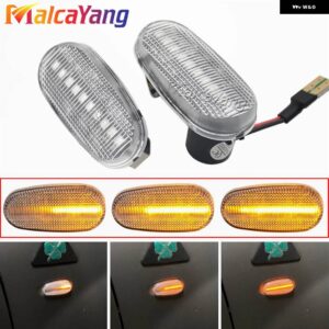 アルファロメオ 点滅 LED シーケンシャルサイド マーカーライト ダイナミック ウィンカー ウインカーランプ 147 GT MITO FIAT BRAVO II ハッチバック - Dynamic Crystal