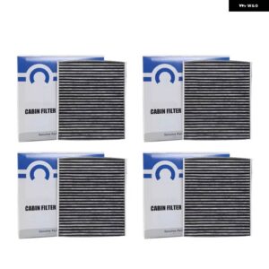 ジープ キャビンフィルター 68301863AA ラングラー JL 4TH 2.0AT AWD 2018-23 SUV 4/5 ドアカー - 4 Pcs Cabin Filter