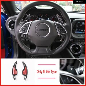 シボレー カマロ ZL1 LT1 RS SS 2016 + カマロ MK6 コンバーチブルステアリング ホイールのシフトパドル 延長カー - black