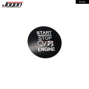 ジープ コマンダーラングラーグランドチェロキー エンジン スタートストップボタン カバー 点火リングカバー トリム ステッカー - Black button