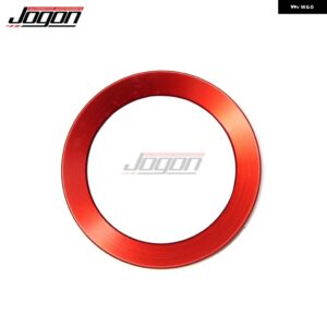 ジープ コマンダーラングラーグランドチェロキー エンジン スタートストップボタン カバー 点火リングカバー トリム ステッカー - Red Ring