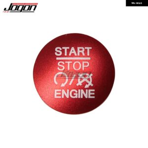 ジープ コマンダーラングラーグランドチェロキー エンジン スタートストップボタン カバー 点火リングカバー トリム ステッカー - Red button