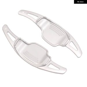 シボレー カマロ 2012-15 合金ホイールシフトパドル シフター延長 2個 装飾 - Silver