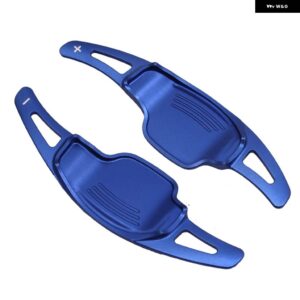シボレー カマロ 2012-15 合金ホイールシフトパドル シフター延長 2個 装飾 - Blue