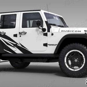 ジープ オフロード外観 ステッカー ラングラー JK JL 車体ガーランド ステッカー に適合 - Color　Name