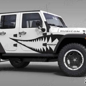 ジープ オフロード外観 ステッカー ラングラー JK JL 車体ガーランド ステッカー に適合 - B