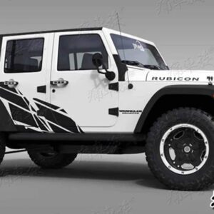 ジープ オフロード外観 ステッカー ラングラー JK JL 車体ガーランド ステッカー に適合 - C