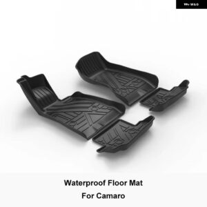 シボレー フロアマット 防水 トランク 敷物 フォード マスタング カマロ 2015-2020 左ハンドル用 - Floor Mat Camaro
