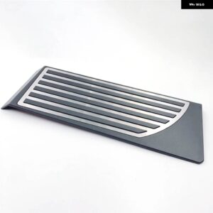 アルファロメオ ステンレス アクセルブレーキ フットレスト ペダル パッド STELVIO 2017-2020穴 あけペダル なしカー - Footrest 1pcs