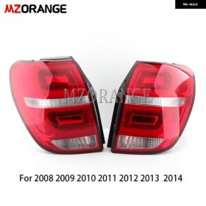 シボレー 1ペア テールライト キャプティバ 2008-2019 リアライトブレーキライト運転 フォグランプ ウィンカーランプ - red