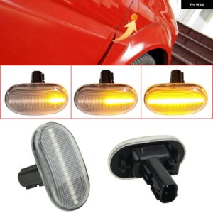 シボレー サイドマーカー ライト LED ダイナミック ウィンカー シーケンシャル ランプ スズキ ジムニー JB64W JB74W JB23W マ - Dynamic Crystal