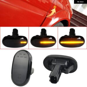 シボレー サイドマーカー ライト LED ダイナミック ウィンカー シーケンシャル ランプ スズキ ジムニー JB64W JB74W JB23W マ - Dynamic Smoked