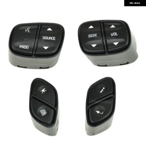 シボレー LED ライト ステアリング ホイール ラジオ ソース スイッチ 1999442 GMC ユーコン ハマー H2 アバランチ シルバラー - set