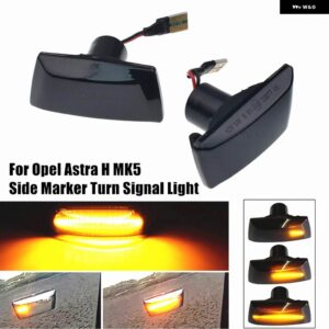 シボレー LED ダイナミック サイドマーカー ライト ウィンカーランプ クルーズ J300 J305 J308 アベオ T300 マリブオーラン - Dynamic Smoked