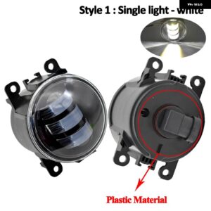 ジープ 2個 高輝度 LED フォグライト ドライビングランプ DRL 35500-63J00 レネゲード BU 2015-18 - LED-Plastic