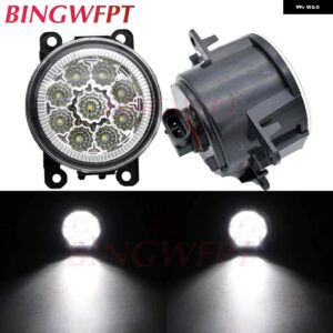 ジープ 2個 高輝度 LED フォグライト ドライビングランプ DRL 35500-63J00 レネゲード BU 2015-18 - LED-white　light