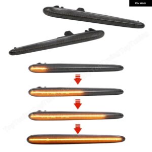 アルファロメオ 2010-2020 ジュリエッタ LED ダイナミック サイドマーカー ライト矢印ウィンカーウインカーランプ CANBUS ジュリエッタ - Smoke Dynamic