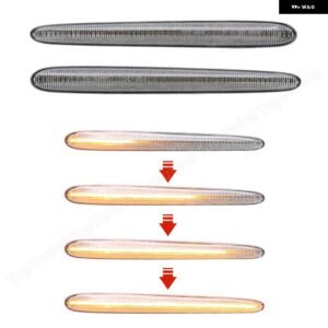 アルファロメオ 2010-2020 ジュリエッタ LED ダイナミック サイドマーカー ライト矢印ウィンカーウインカーランプ CANBUS ジュリエッタ - Clear Dyamic